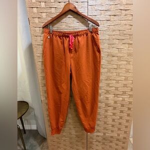 Figs Dirty Chai Uman Relaxed Jogger Scrub Pants Size LS